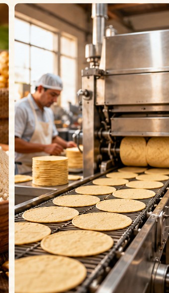 Máquina de elaboración de tortillas