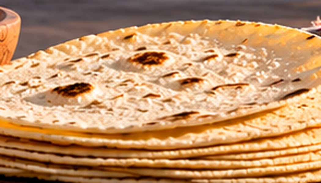 Tortillas de maíz apiladas